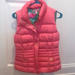 NWOT Pink Lilly Pulitzer Isabelle vest size XS